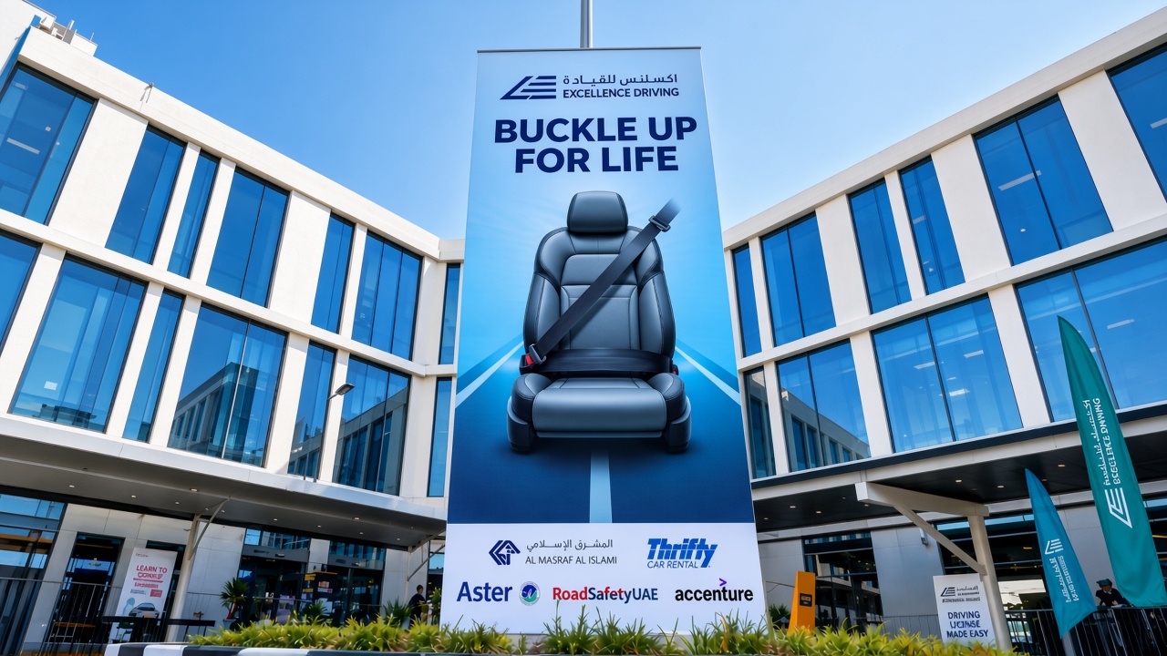 Buckle Up For Life campaign banner